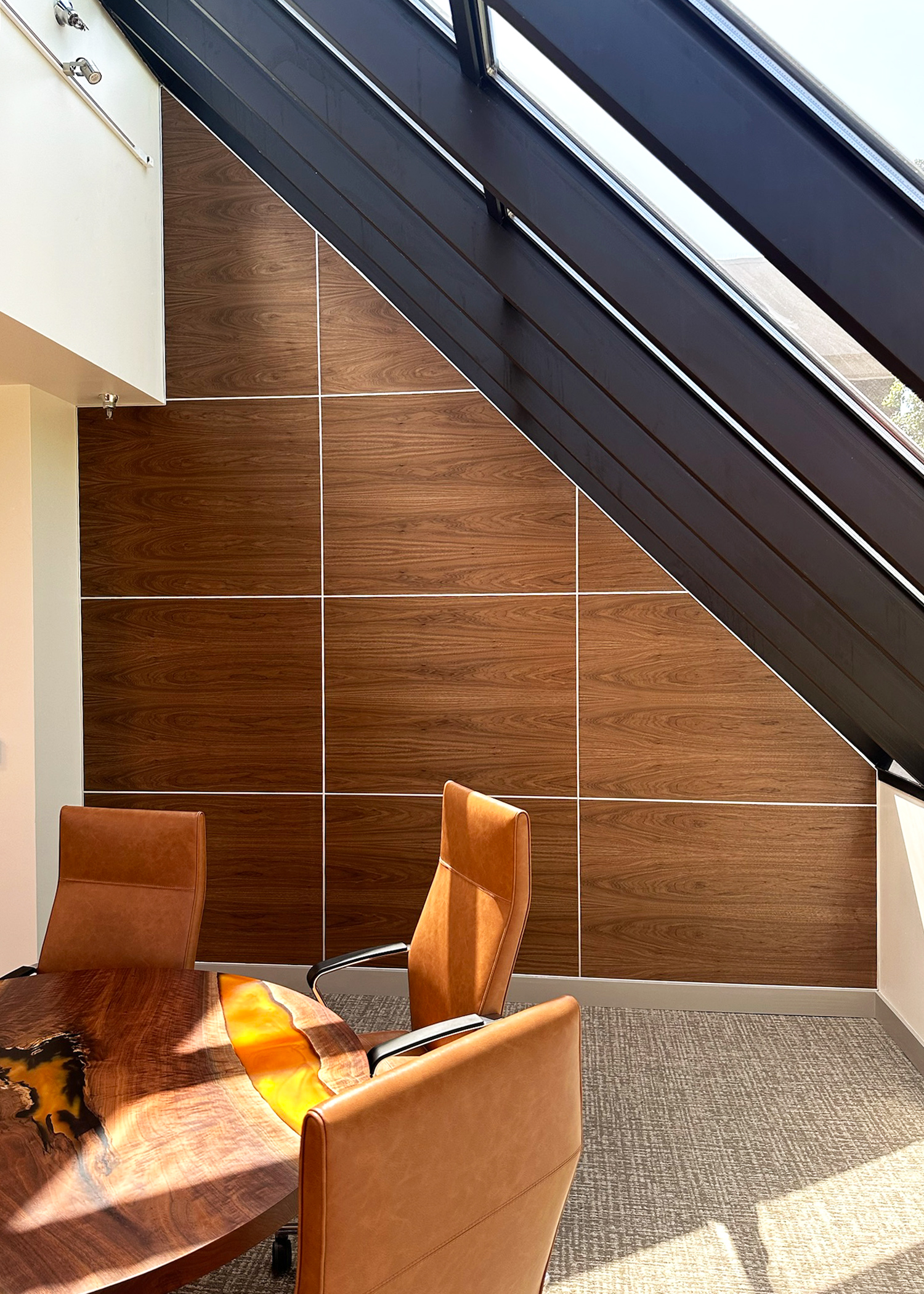 Custom wallcovering for a Santa Rosa, CA office.