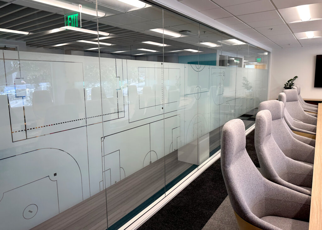 Another view of custom window film