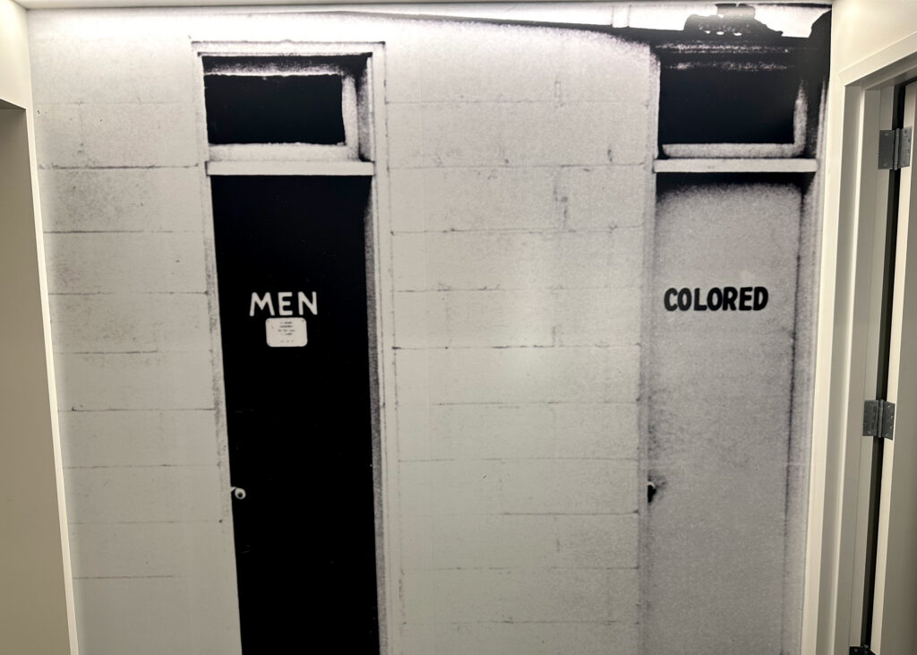 Custom wall graphics make a bold statement.